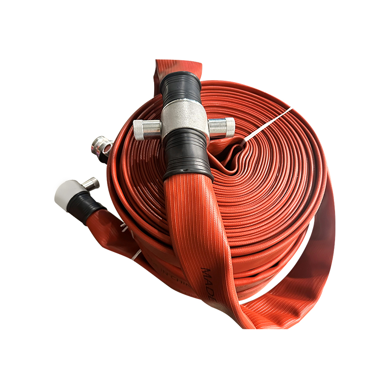 Tarımsal Sulama ve Yangınla Mücadele için Hafif Sentetik Kauçuk Esnek Yassı Hortum